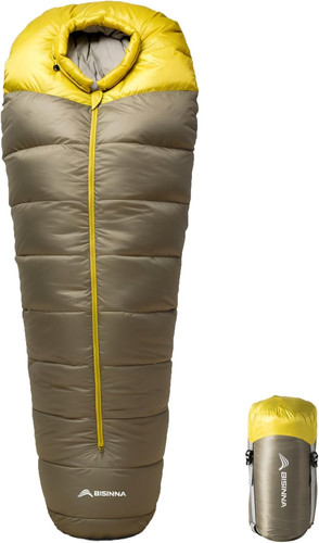 Ultralight mummy down - down, sleeping